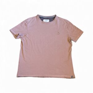 Rugby University Men's L Casual Mauve Tee